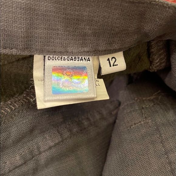 💕Dolce & Gabbana Girls’ mini mix media jean skirt. Sz 12 - Picture 12 of 12